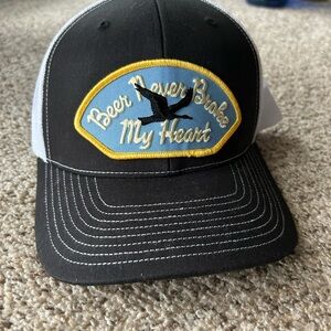 LUKE COMBS Black and White Trucker Hat